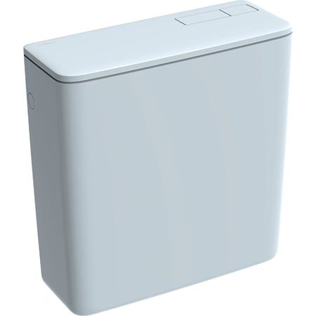 Geberit exposed cistern AP128, dual flush, lateral or rear centre water supply connection