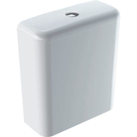 Geberit Smyle exposed cistern, dual flush, bottom water supply connection