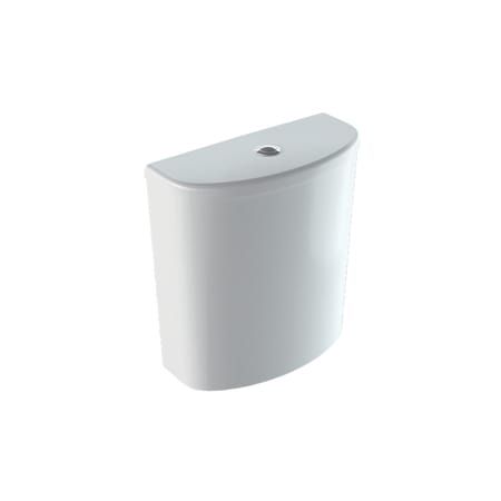 Geberit Selnova exposed cistern, close-coupled, dual flush, bottom water supply connection