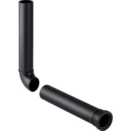 Geberit flush bend 90°, 28 cm, for thick walls