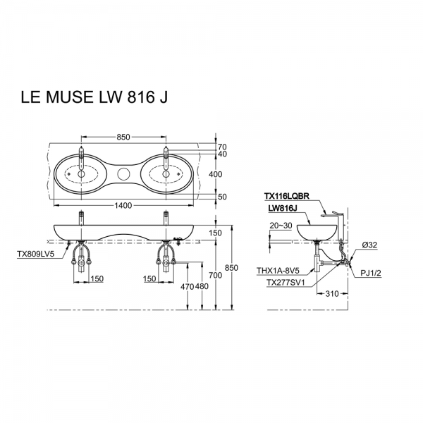 LE MUSE LW 816 J