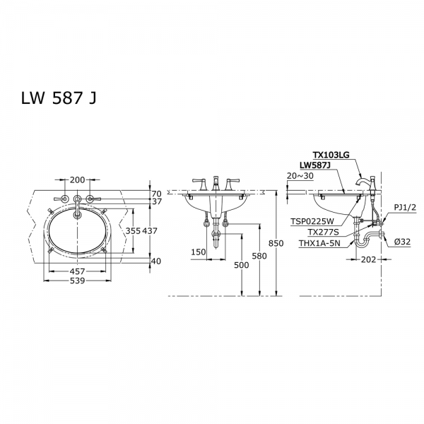 LW 587 J