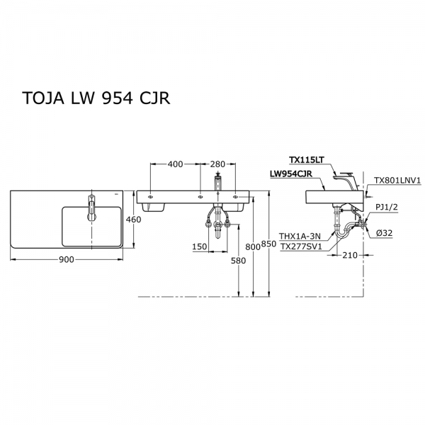 TOJA  LW 954 CJR