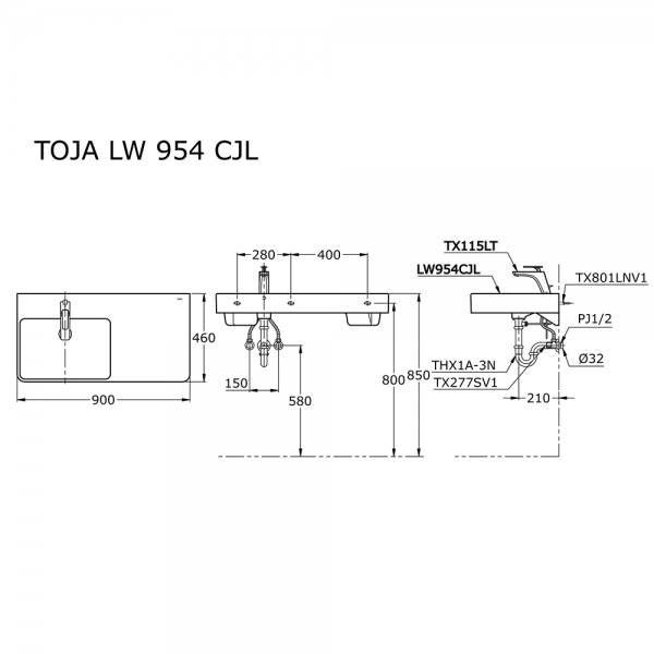 TOJA  LW 954 CJL